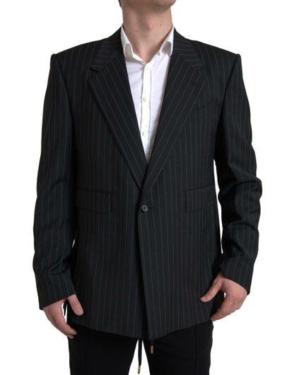 Blazer SICILIA monopetto a righe nere