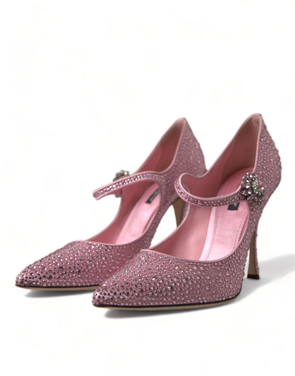 Enchanting Pink Crystal Pumps