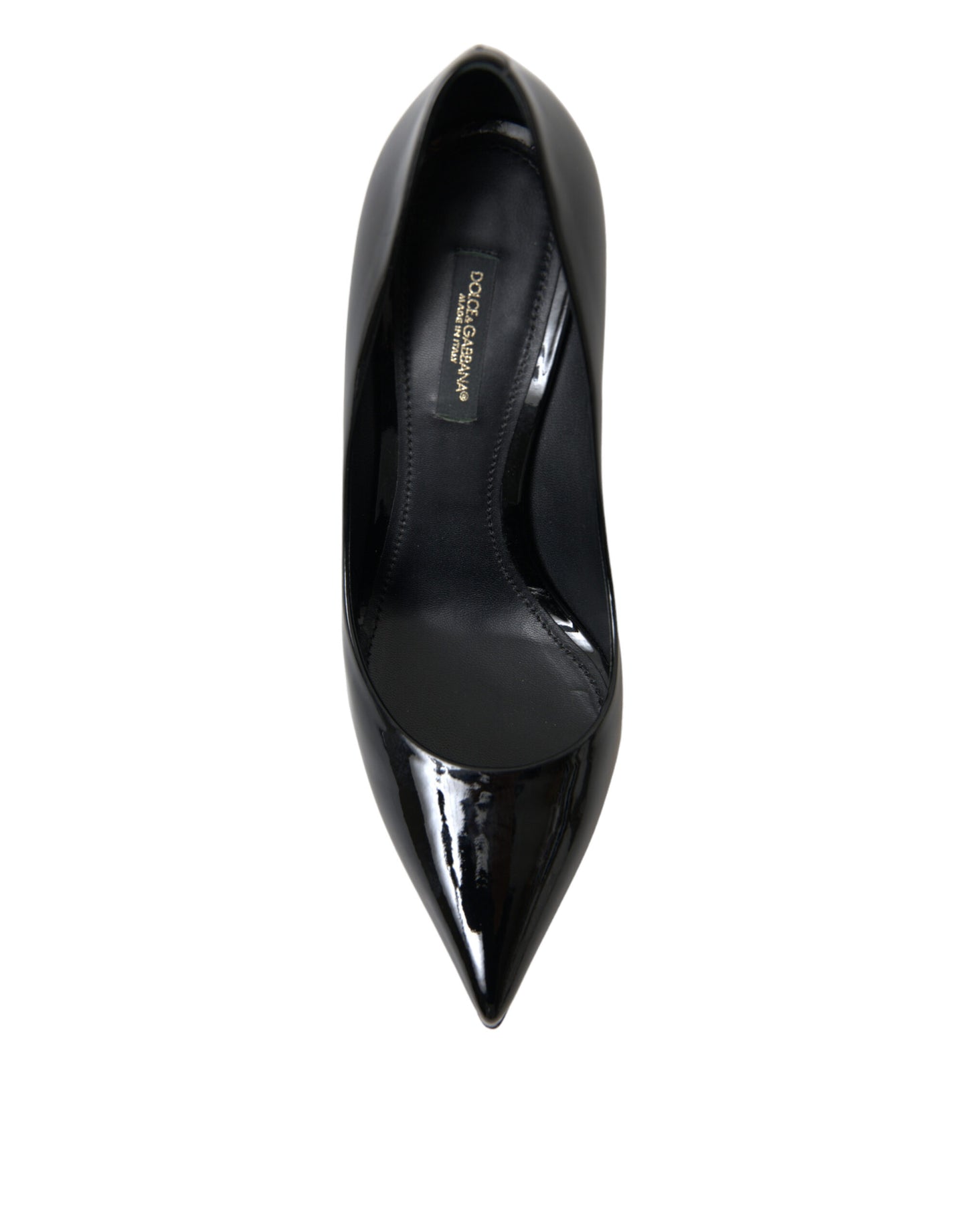 Elegante schwarze Lack-Stilettos