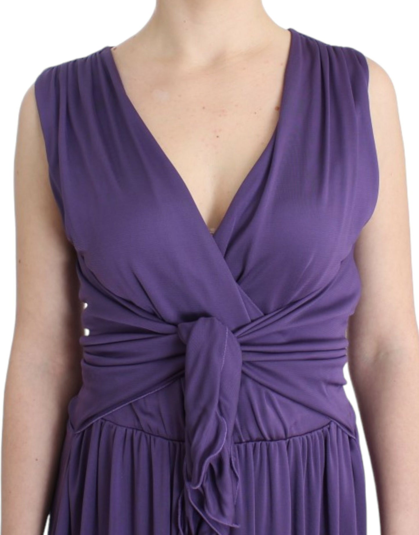 Robe fourreau violette