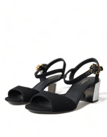 Elegante Riemchensandalen mit verspiegeltem Absatz