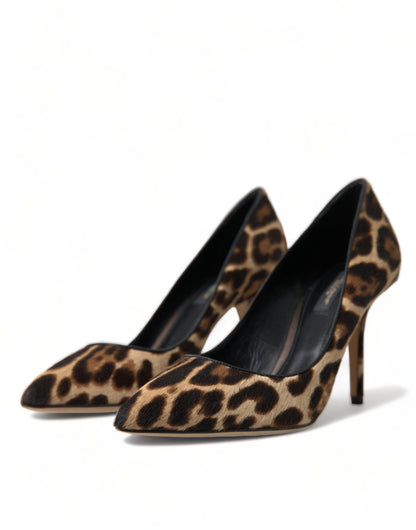 Exquisite Stiletto-Pumps mit Leopardenmuster