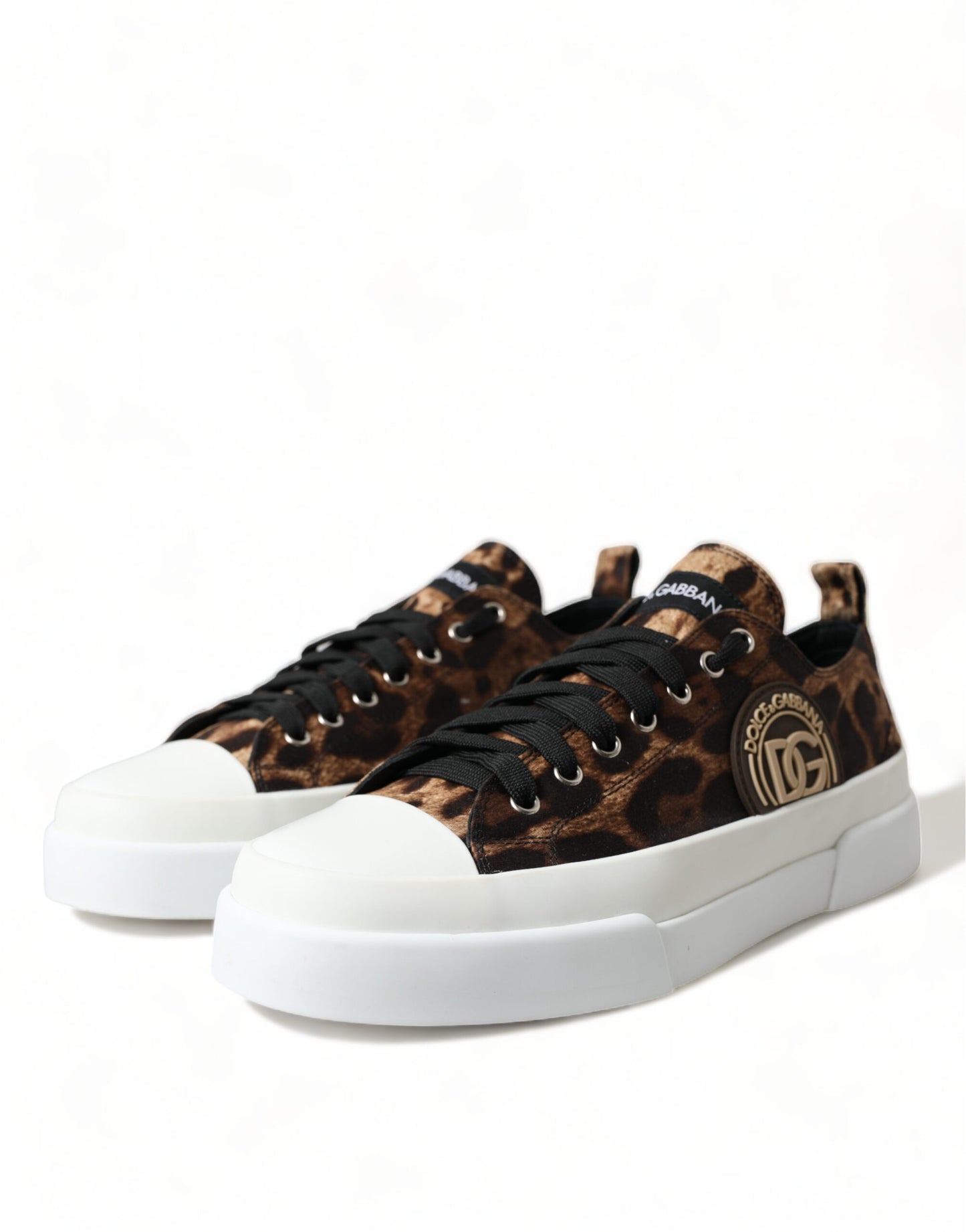 Elegante Freizeit-Sneaker mit Leopardenmuster