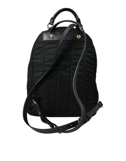 Elegant Black Gold Detail Backpack