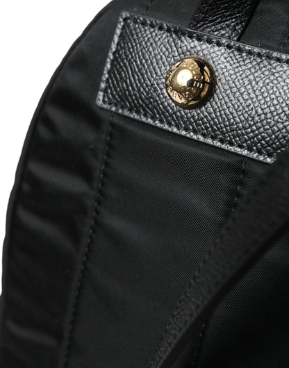 Elegant Black Gold Detail Backpack