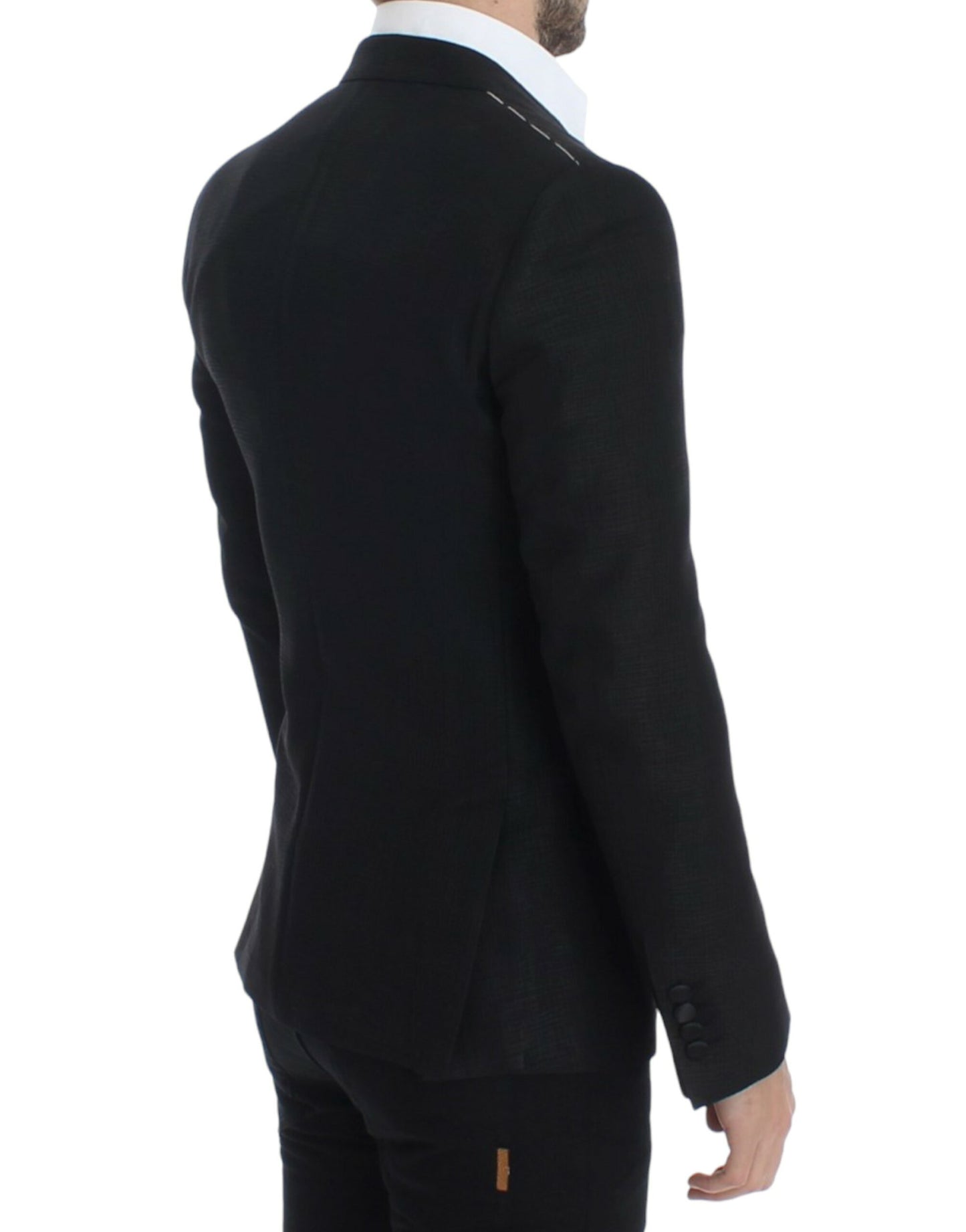 Blazer slim MARTINI en laine noir