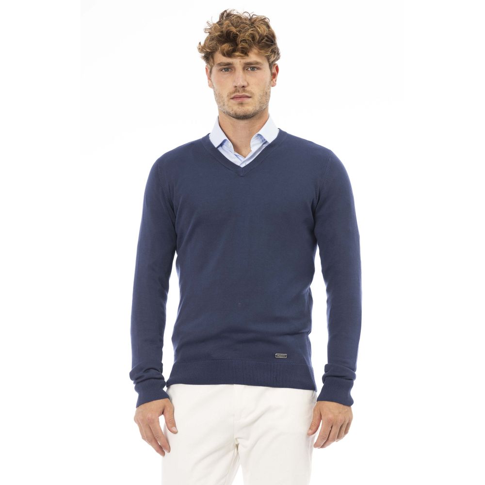 Maglione in modal blu