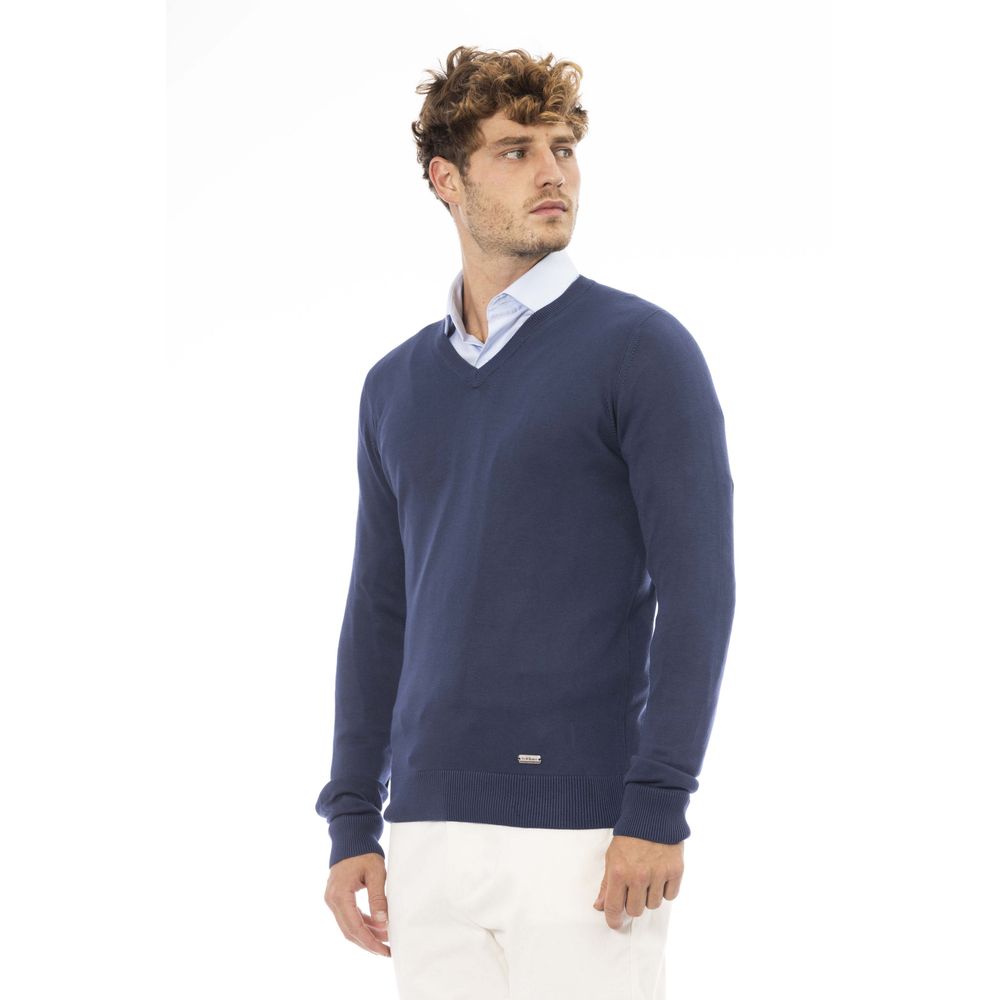 Maglione in modal blu