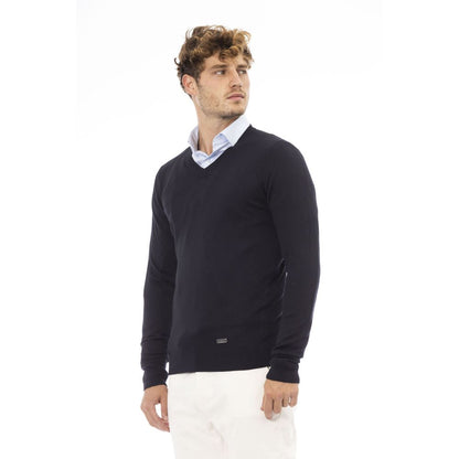 Maglione in modal blu