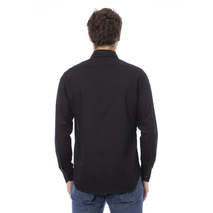 Baldinini Trend Black Cotton Men Shirt