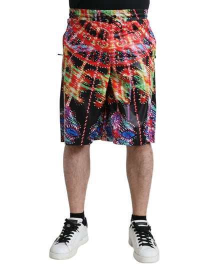 Elegante Bermudashorts mit Luminary-Print