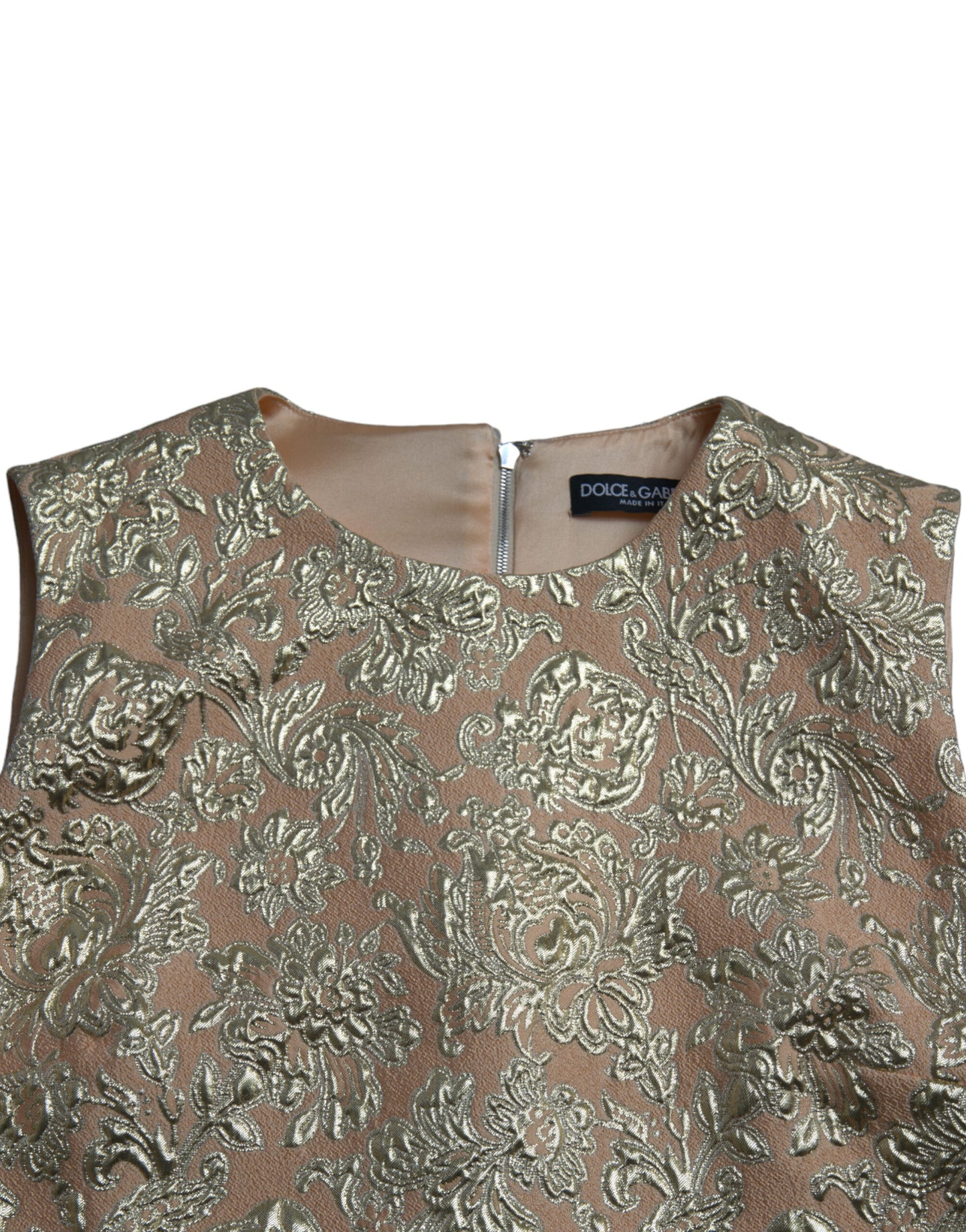 Dolce & Gabbana Elegant Mini Lurex Jacquard Dress