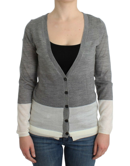 Grauer leichter Cardigan