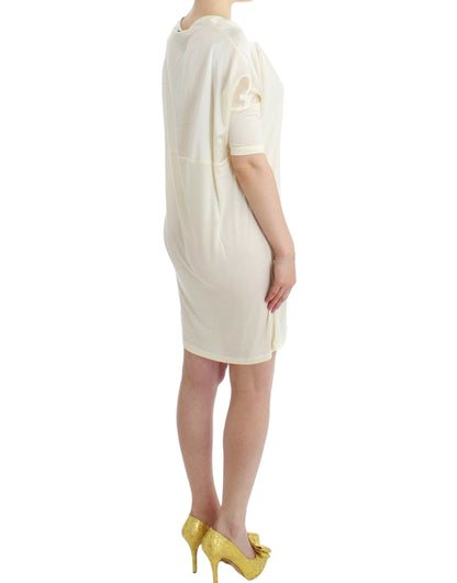 Robe tube blanche en modal