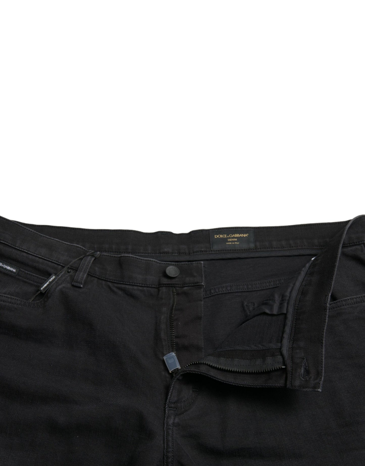 Schicke schwarze Bermuda-Jeansshorts