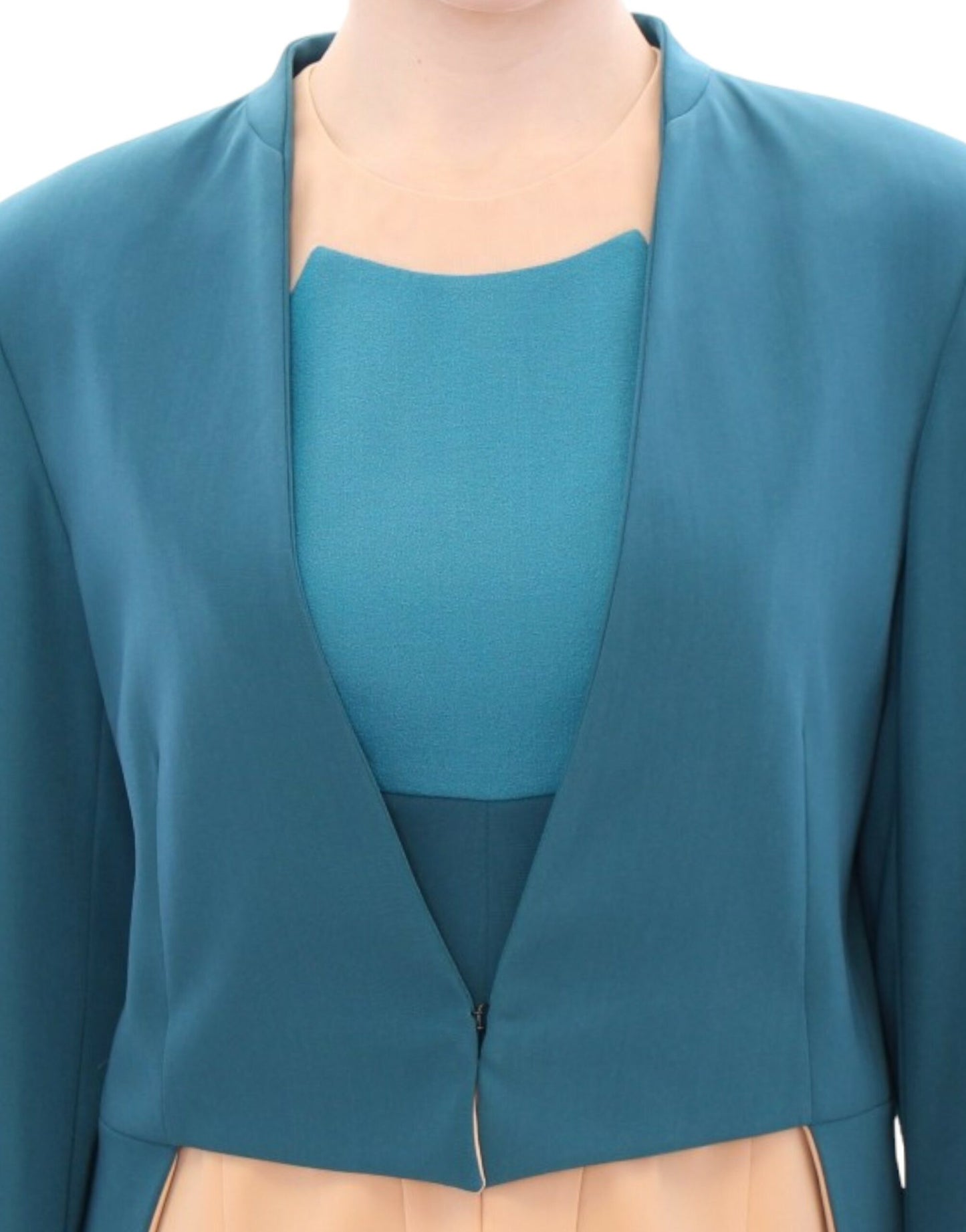 Veste blazer stretch bleue