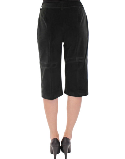 Schwarze Shorts aus Baumwolle