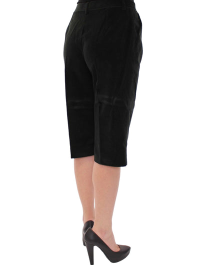 Pantalon short en coton noir