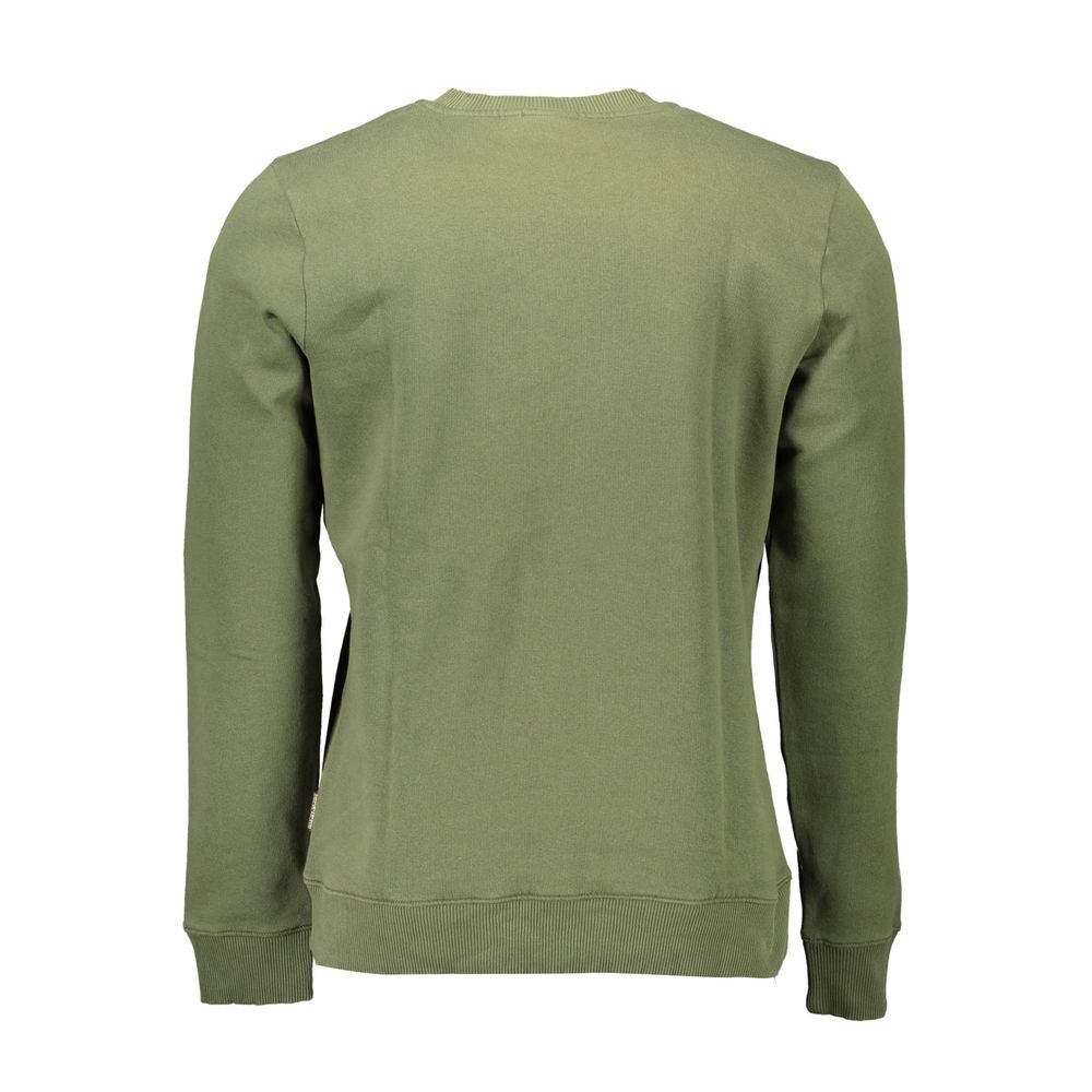 Napapijri Green Cotton Men Sweater