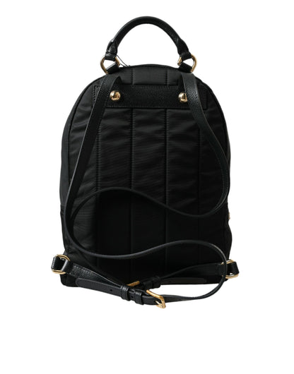 Eleganter, verzierter schwarzer Rucksack