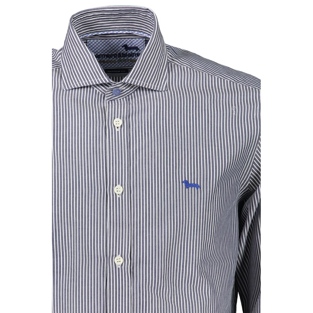 Harmont & Blaine Elegant Narrow Fit Long Sleeve Shirt