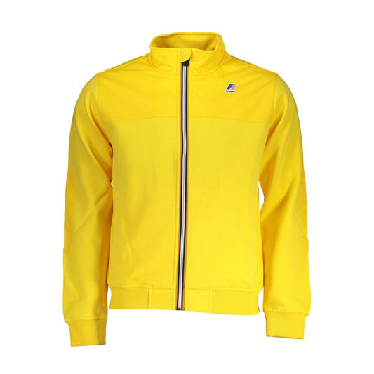 K-WAY Sunshine Yellow Long-Sleeved Zip Sweatshirt