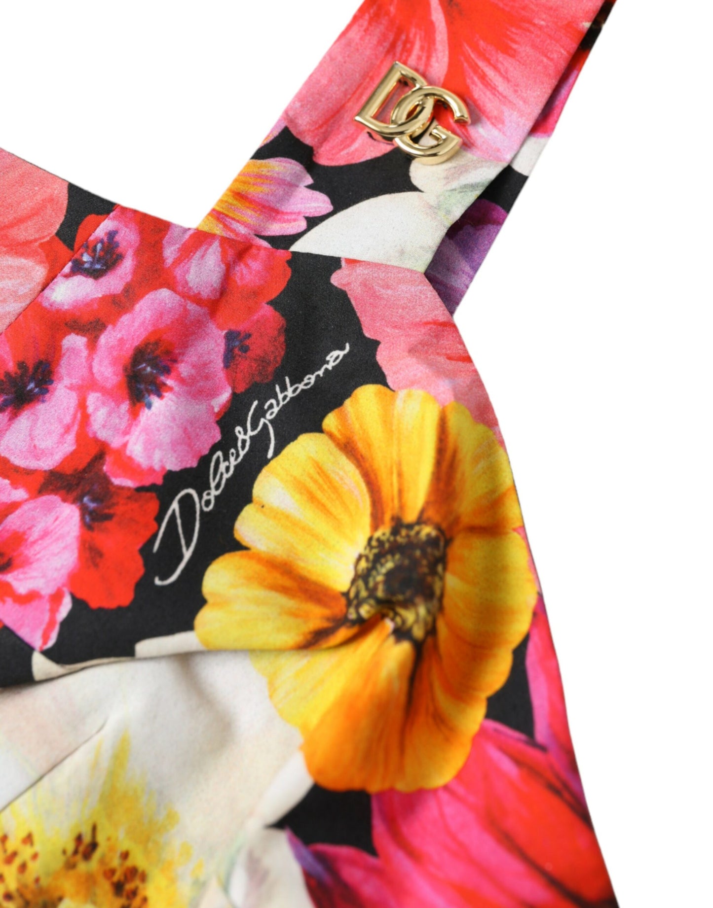 Exquisite Floral Bustier Crop Top