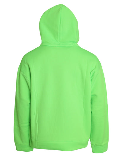 Neongrüner Kapuzenpullover