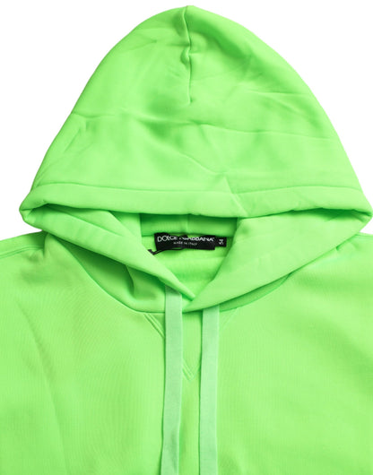 Neongrüner Kapuzenpullover