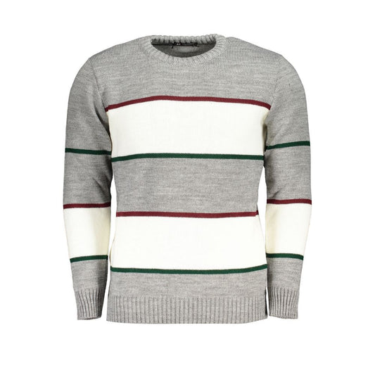 U.S. Grand Polo Gray Fabric Sweater