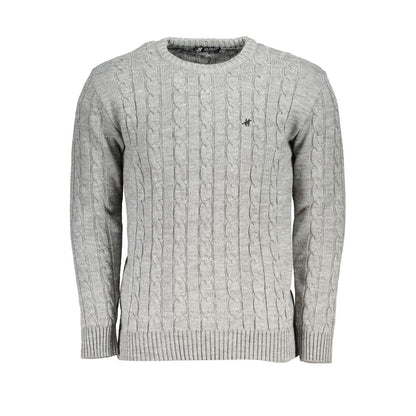 U.S. Grand Polo Gray Fabric Sweater