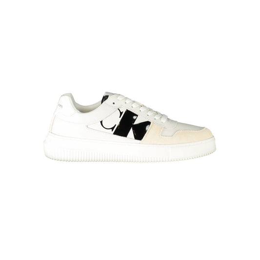 Calvin Klein White Polyester Sneaker