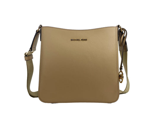 Michael Kors Jet Set Small Messenger Crossbody Bag Camel