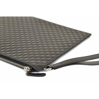 Sleek Microguccissima Leather Clutch