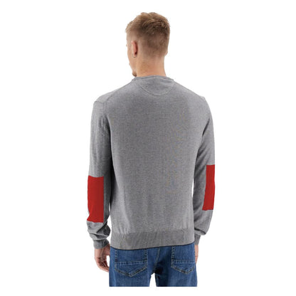 Maglione di cotone grigio