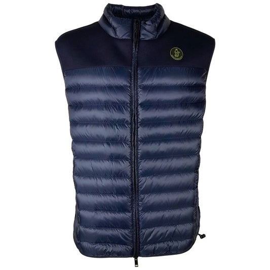 Gilet in nylon blu