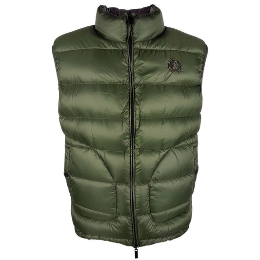 Gilet in nylon verde