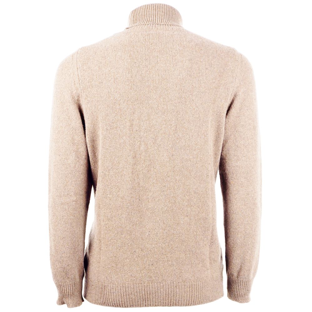 Maglione in cashmere beige