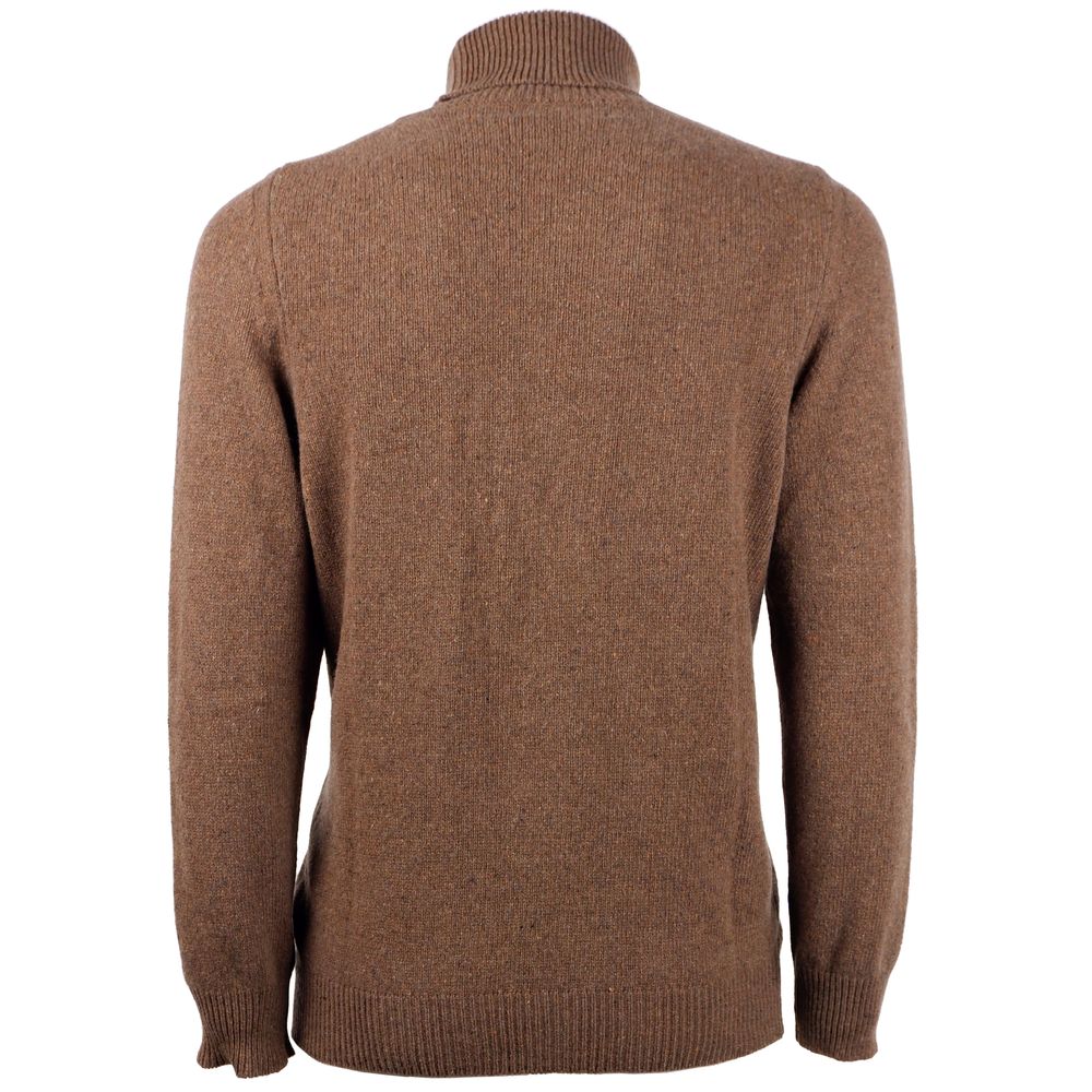 Maglione in cashmere marrone