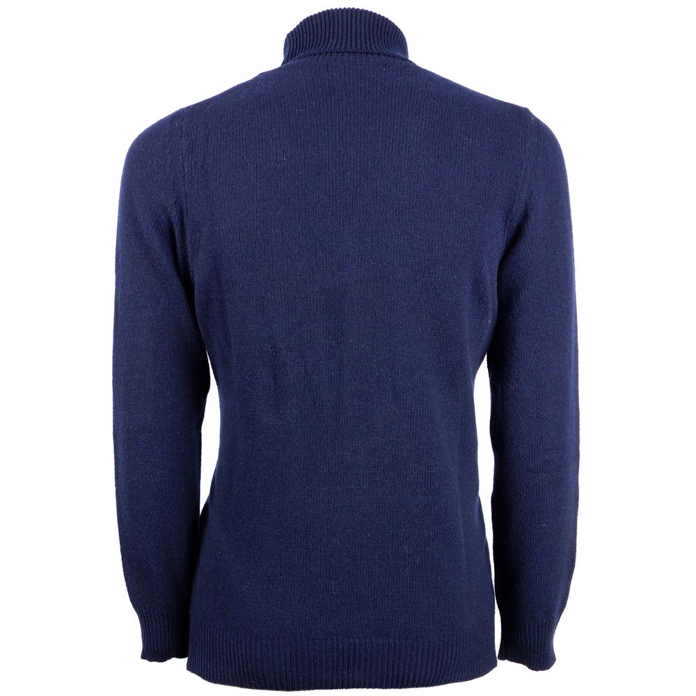 Maglione in cashmere blu