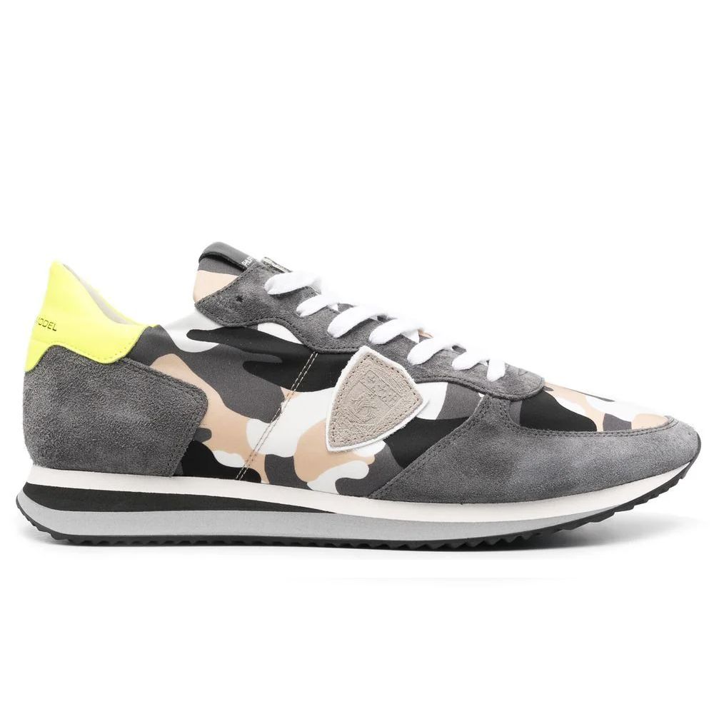 Sneaker in tessuto militare