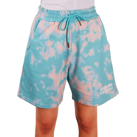 Short in cotone azzurro