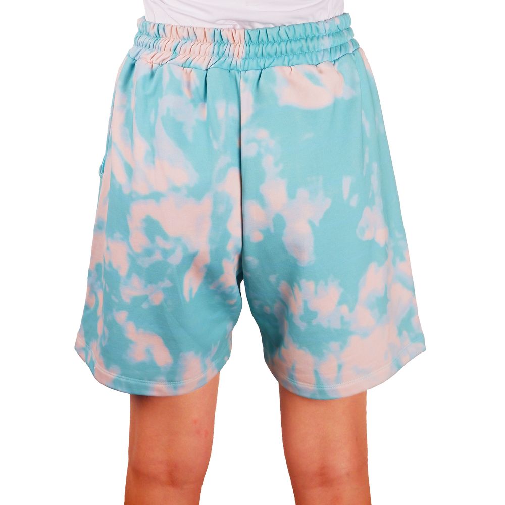 Short in cotone azzurro