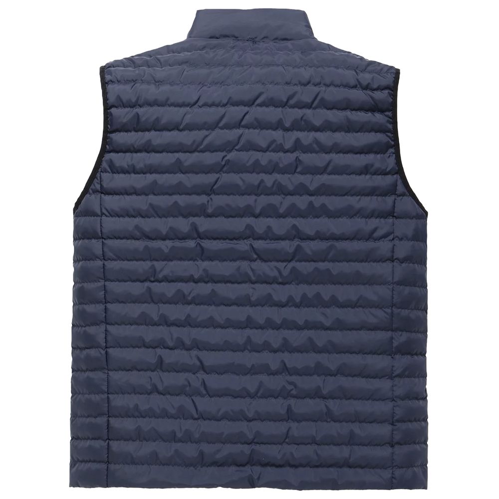 Elegant Men's Down Vest in Sumptuous Blue