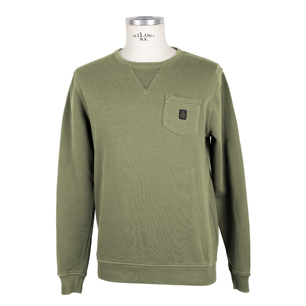 Maglione in cotone verde