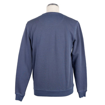 Maglione in cotone blu