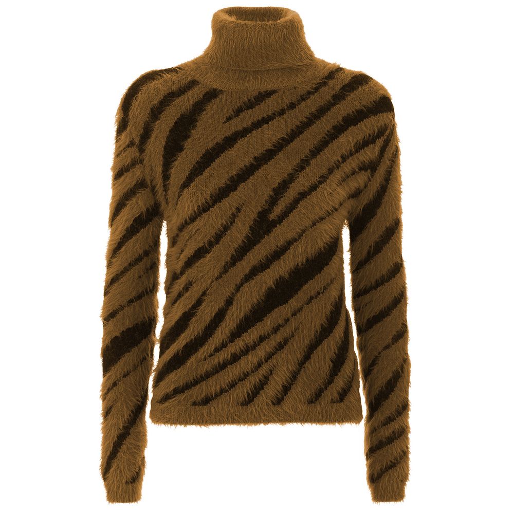 Brauner Pullover aus Polyamid