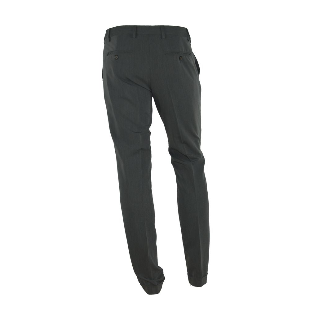 Made in Italy Elegant Italian Gray Trousers for Men