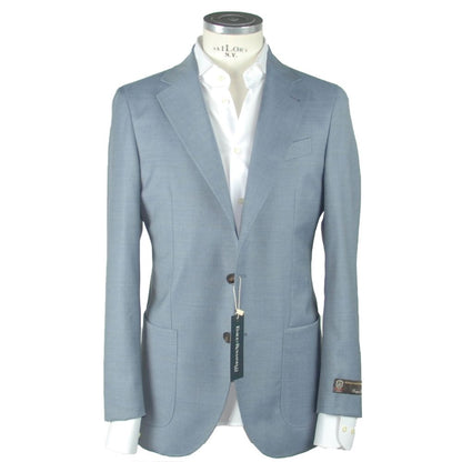 Blazer in Lana Vergine Azzurro