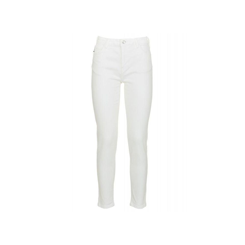 Jeans e pantaloni in cotone bianco